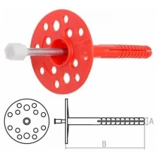 Дюбель для теплоизоляции 10х110 мм с металлич. гвоздем, термогол. (100 шт в коробе) STARFIX (SMW1-54100-100)