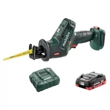 T03340 Пила сабельная аккумуляторная SSE18LTXCompact +1х3.5Ач LiHD+ЗУ ASC55 Metabo